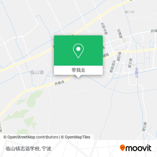 临山镇志远学校地图