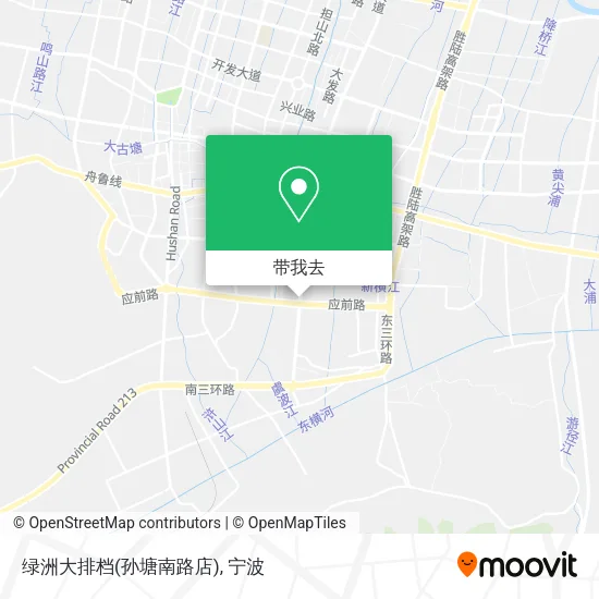 绿洲大排档(孙塘南路店)地图