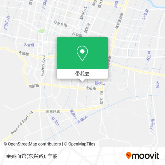 余姚面馆(东兴路)地图