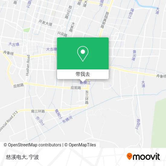 慈溪电大地图