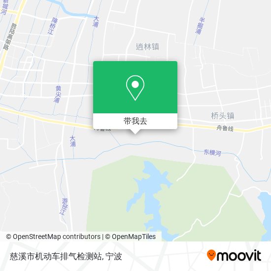 慈溪市机动车排气检测站地图