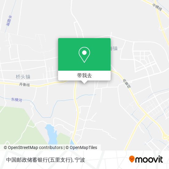 中国邮政储蓄银行(五里支行)地图