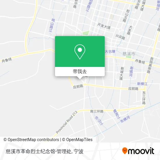 慈溪市革命烈士纪念馆-管理处地图