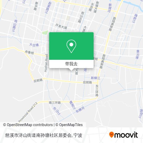 慈溪市浒山街道南孙塘社区居委会地图
