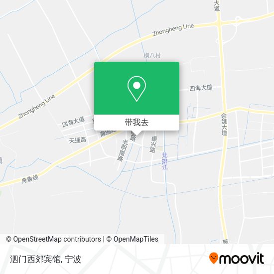 泗门西郊宾馆地图