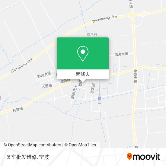 叉车批发维修地图