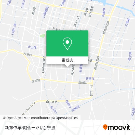 新东依羊绒(金一路店)地图