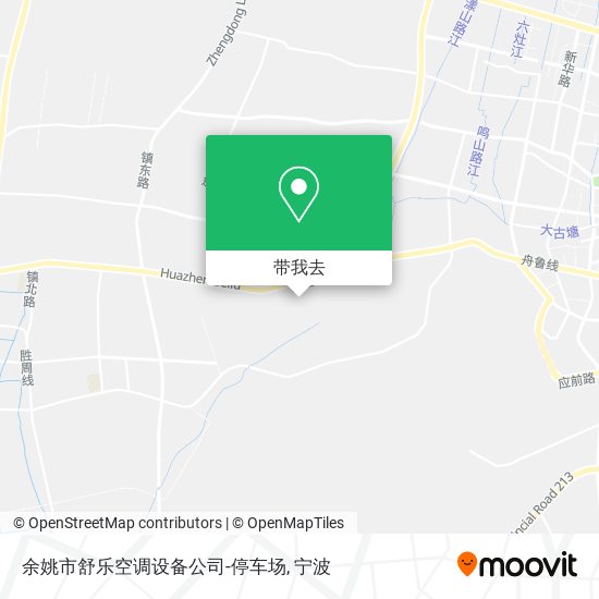 余姚市舒乐空调设备公司-停车场地图