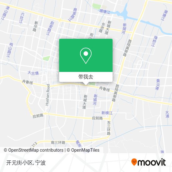 开元街小区地图