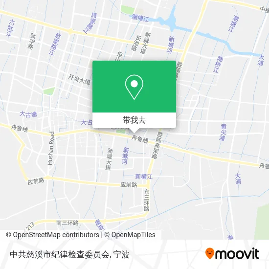 中共慈溪市纪律检查委员会地图