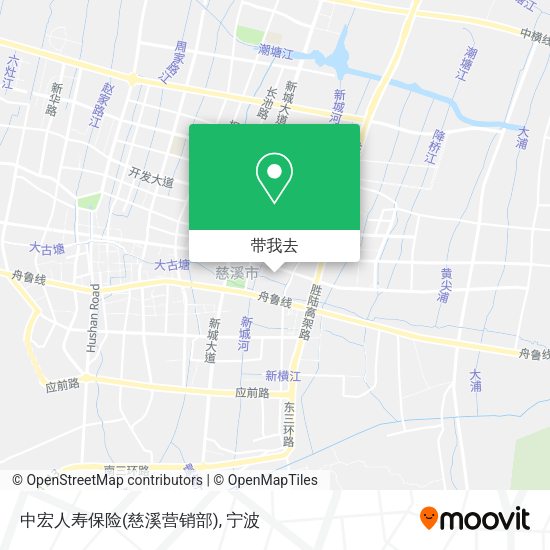 中宏人寿保险(慈溪营销部)地图