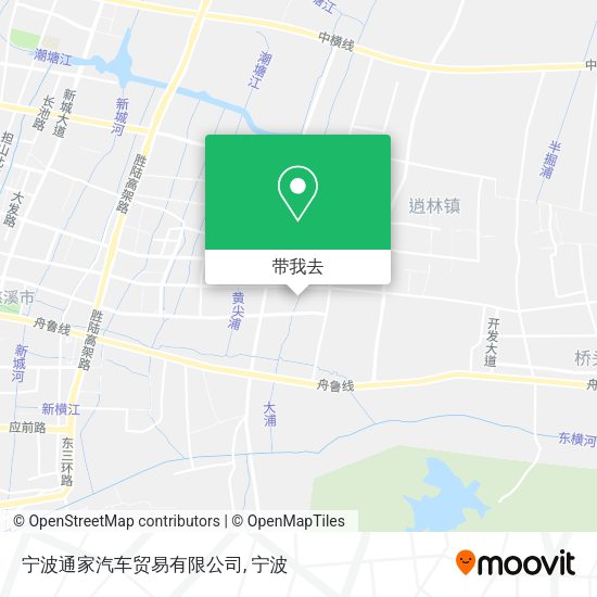 宁波通家汽车贸易有限公司地图