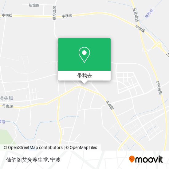 仙韵阁艾灸养生堂地图