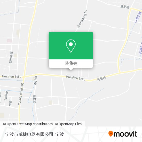 宁波市威捷电器有限公司地图