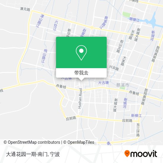 大通花园一期-南门地图