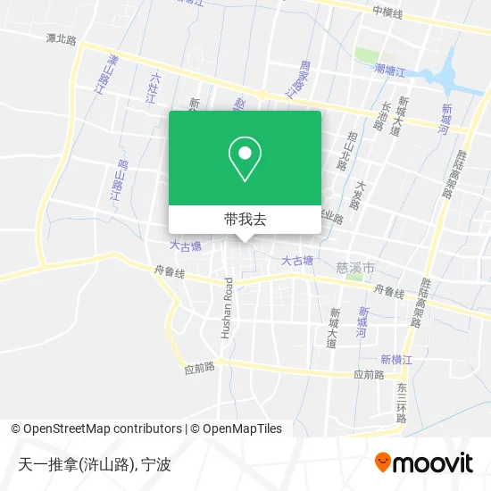 天一推拿(浒山路)地图