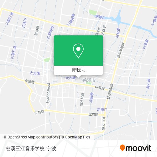 慈溪三江音乐学校地图
