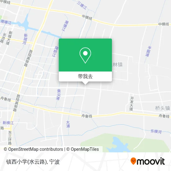 镇西小学(水云路)地图