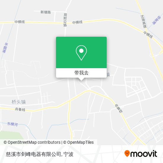 慈溪市剑峰电器有限公司地图