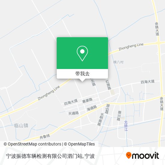宁波振德车辆检测有限公司泗门站地图