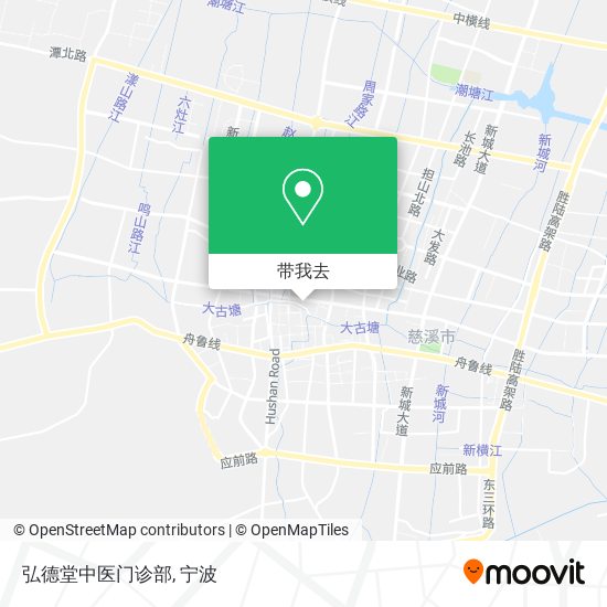 弘德堂中医门诊部地图