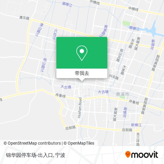 锦华园停车场-出入口地图