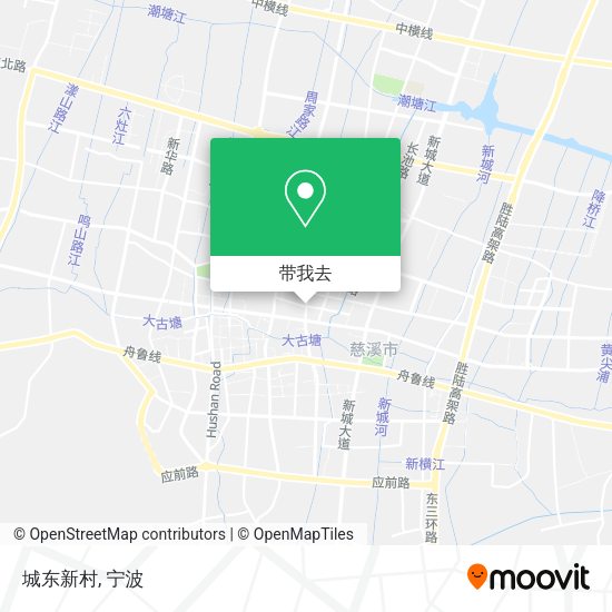 城东新村地图