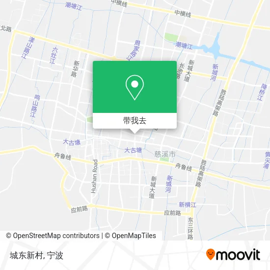 城东新村地图