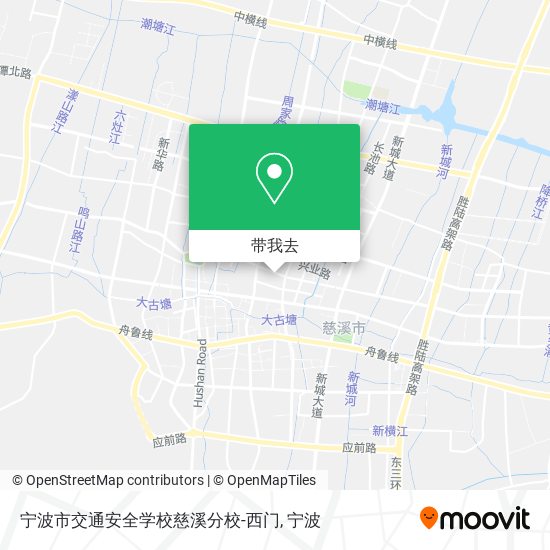 宁波市交通安全学校慈溪分校-西门地图