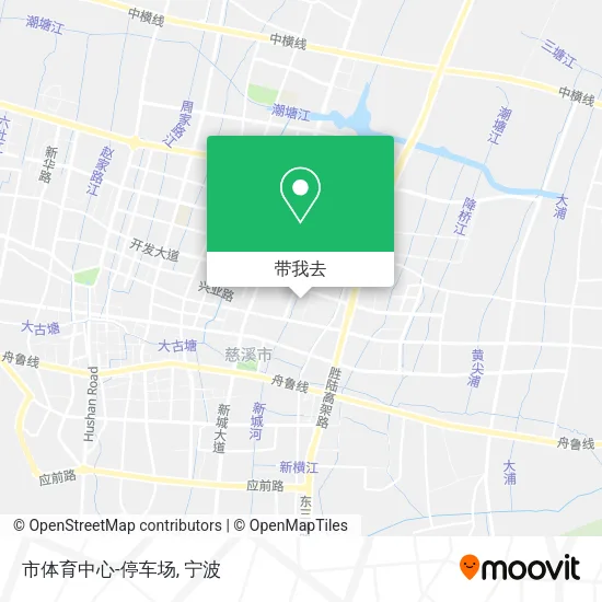 市体育中心-停车场地图