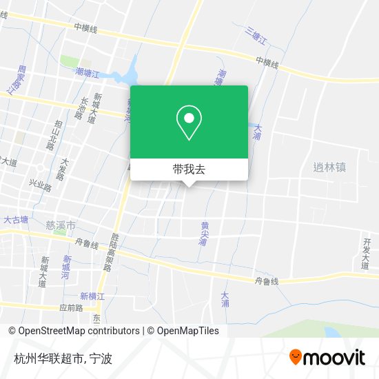 杭州华联超市地图