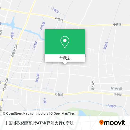 中国邮政储蓄银行ATM(择浦支行)地图