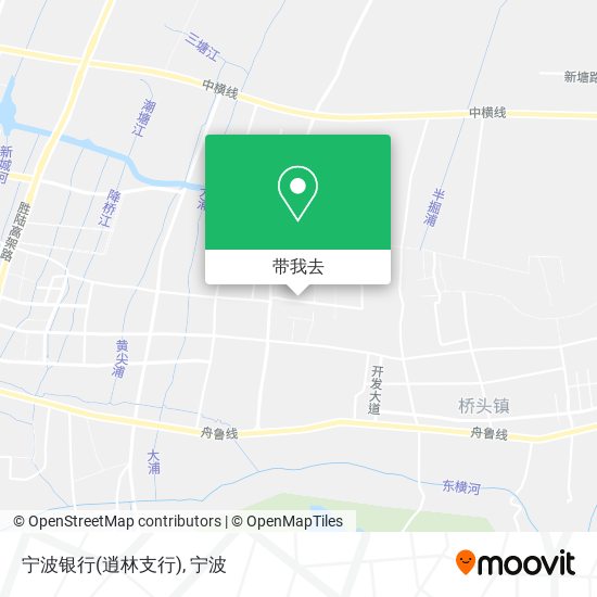 宁波银行(逍林支行)地图