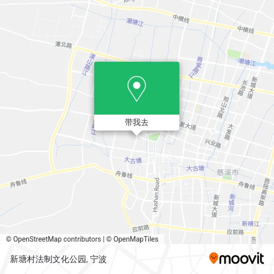 新塘村法制文化公园地图