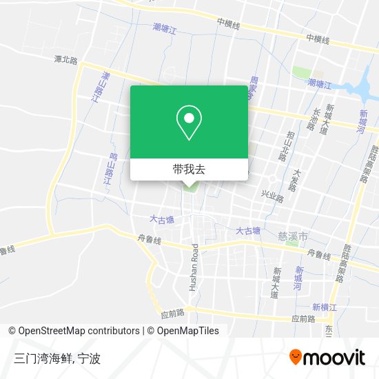 三门湾海鲜地图