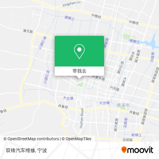 双锋汽车维修地图
