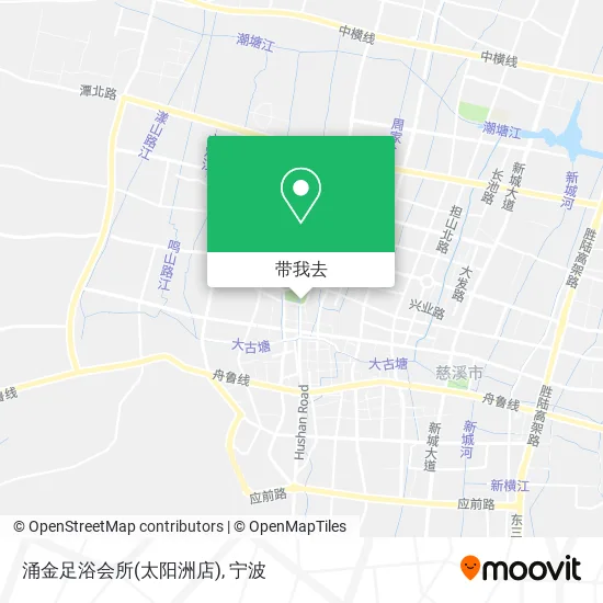 涌金足浴会所(太阳洲店)地图