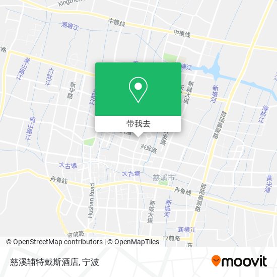 慈溪辅特戴斯酒店地图