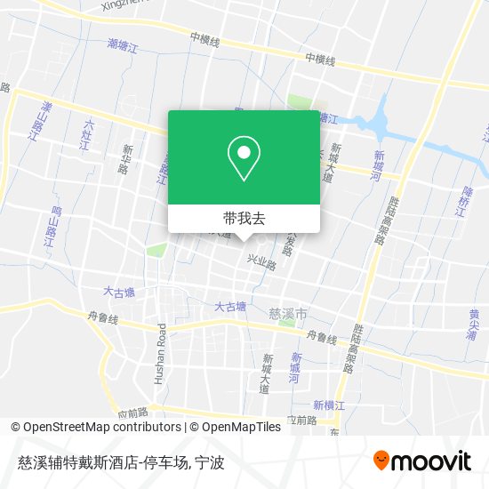 慈溪辅特戴斯酒店-停车场地图