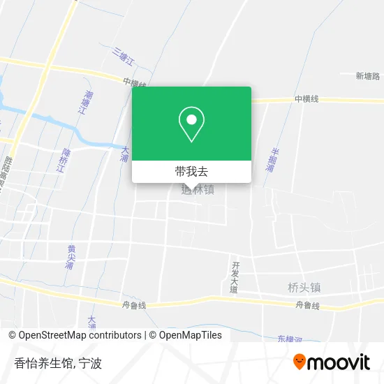 香怡养生馆地图