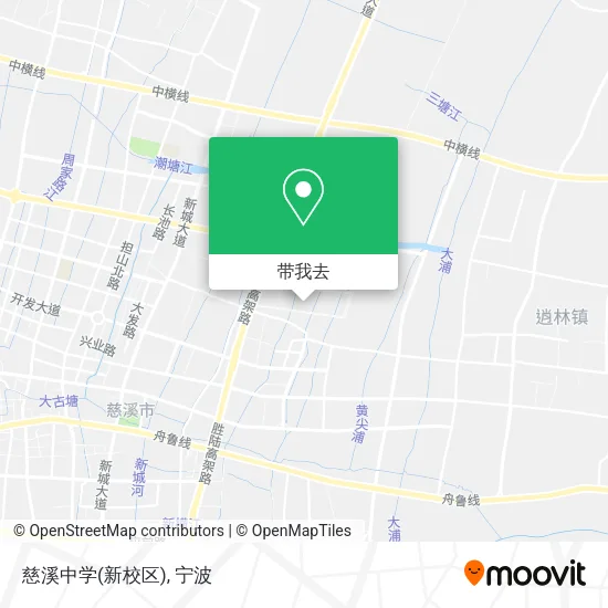 慈溪中学(新校区)地图