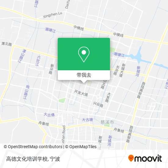 高德文化培训学校地图