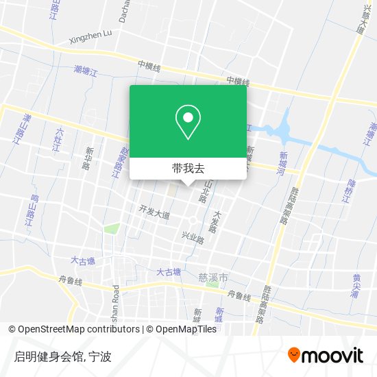 启明健身会馆地图