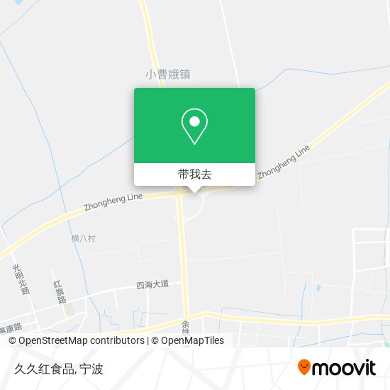 久久红食品地图