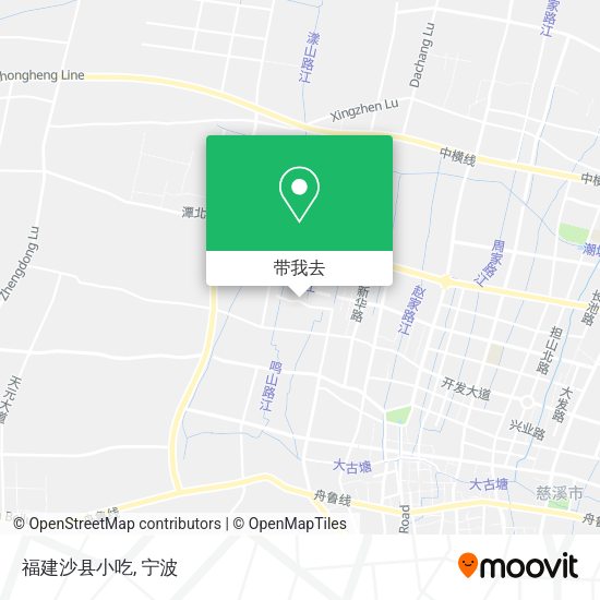 福建沙县小吃地图