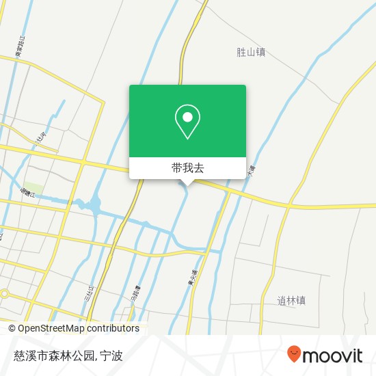 慈溪市森林公园地图