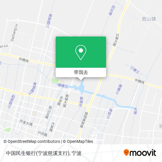 中国民生银行(宁波慈溪支行)地图
