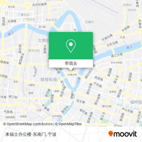来福士办公楼-东南门地图