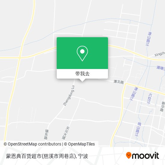 蒙恩典百货超市(慈溪市周巷店)地图
