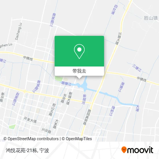 鸿悦花苑-21栋地图